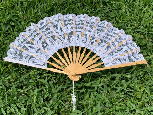 Victorian Lace Handfan